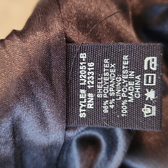 Iris Los Angeles Black White Geoprint Bomber Jacket     Size M - Picture 7 of 10